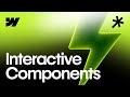 New Interactive Components in Lumos for Webflow