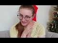 cozy merry knitting vlog 🎄☕️ swatching for 2025 knits a cheeky christmas cast on vlogmas ep 03