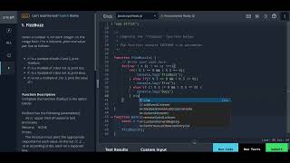 HackerRank Question - FizzBuzz
