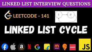 Linked List Cycle - Leetcode 141 | Slow & Fast Pointer | JavaScript Solution