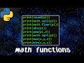 Python math functions 🧮
