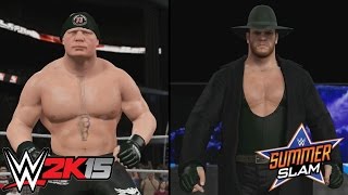 WWE SummerSlam 2015: Brock Lesnar vs. The Undertaker (The Rematch!)