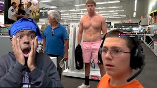 Offensive Live Streamer In Stores Prank!