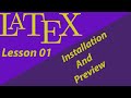 LATEX 01  Installation and Preview