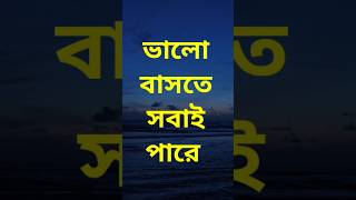 ভালোবাসতে সবাই পারে কিন্তু 😔 || heart touching quotes in Bangla || motivation || Sad status ||