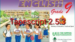 Tapescript 2.5.3 English Grade 9