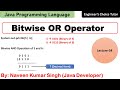 Bitwise OR Operator in Java | Java Programming Language | Java