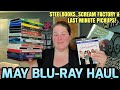 BLU-RAY HAUL MAY 2024!!! *awesome steelbooks, scream factory and last minute pickups!*