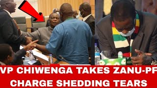 SAD💔Vp Chiwenga Takes Zanu-PF Charge Shedding Tears🔥🇿🇼