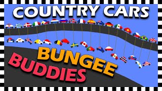 Country Cars Bungee Buddies - Algodoo Car Race