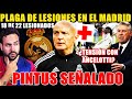 🚑¡PLAGA de LESIONES en el MADRID! PINTUS SEÑALADO ¿TENSIÓN con ANCELOTTI? CAMAVINGA PARTE MÉDICO