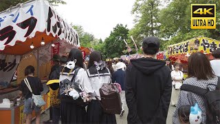 🇯🇵北海道神宮例祭 札幌まつり 2023 中島公園 散策／日本 北海道 札幌 中央区 [4K Binaural ASMR]