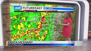 Warm And Breezy With Storm Threat Returning