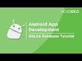 SQLite Database Tutorial | SQLite Android Tutorial | SQLite Database in Android Studio