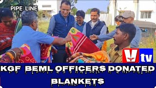 BLANKETS TO POOR FAMILY