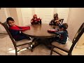 Roblox Spider game as Superheroes  Deion's Playtime Skits