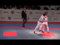 VASILOV vs BERENS. Male Team Kumite. Bronze medal fight. 2015 European Karate Championships