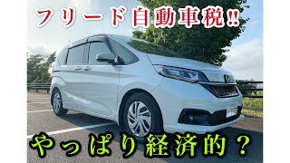 ホンダフリード自動車税金ついに来た！！1ヶ月維持費いくら？