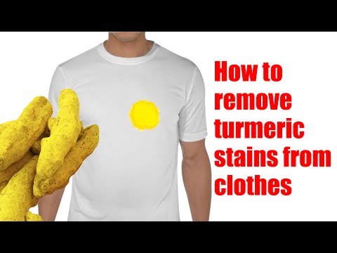 How to remove turmeric stains from clothes How to remove turmeric stains from clothes