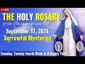 🔴 Rosary Tuesday Sorrowful Mysteries of the Rosary September 17, 2024 Praying together