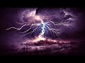 Intense Thunderstorm Sounds for Sleeping | Strong Rainstorm, Powerful Thunder Sounds & Lighning