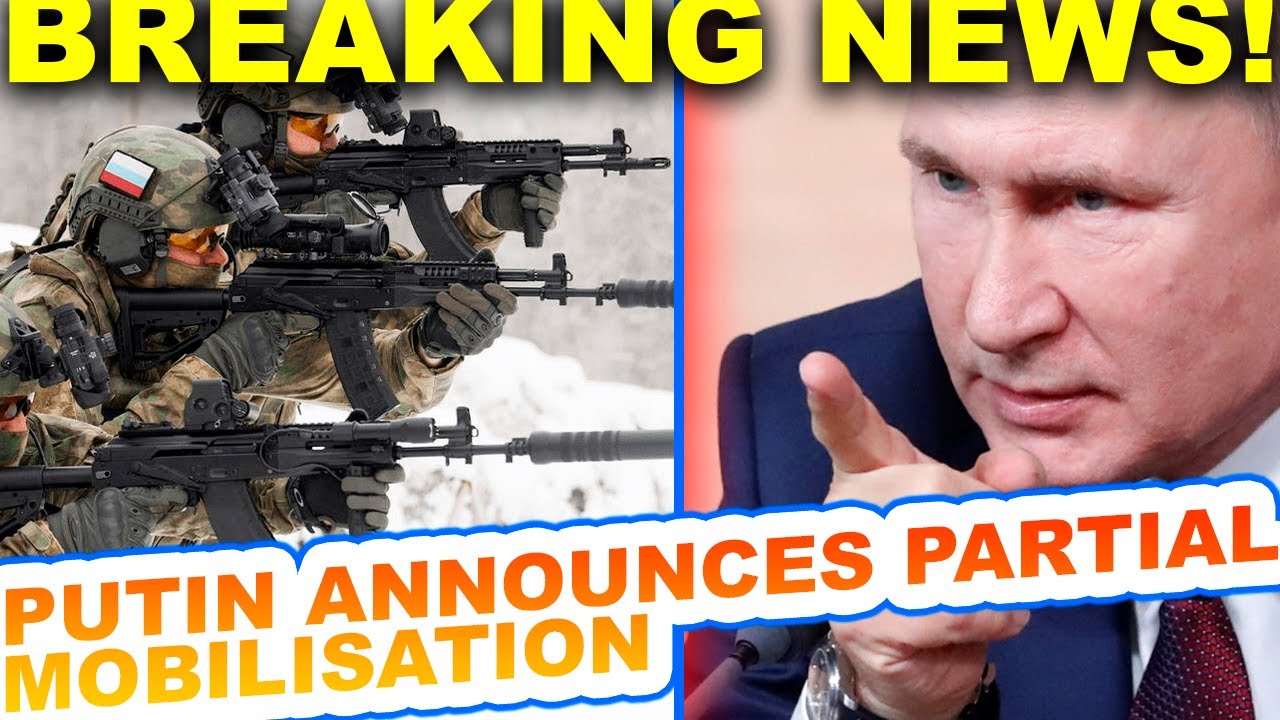 BREAKING NEWS! Putin Announces Partial Mobilisation! - YouTube