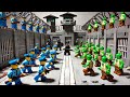 Lego Prison under siege: Police confront zombies in prison