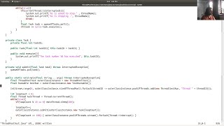 Implement a ThreadPool using modern java