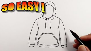 How to draw a hoodie | Easy Drawings