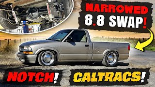 LS swapped S-10 gets TRACTION?! 8.8 with Limited Slip, CalTracs, C-notch, MORE!!!