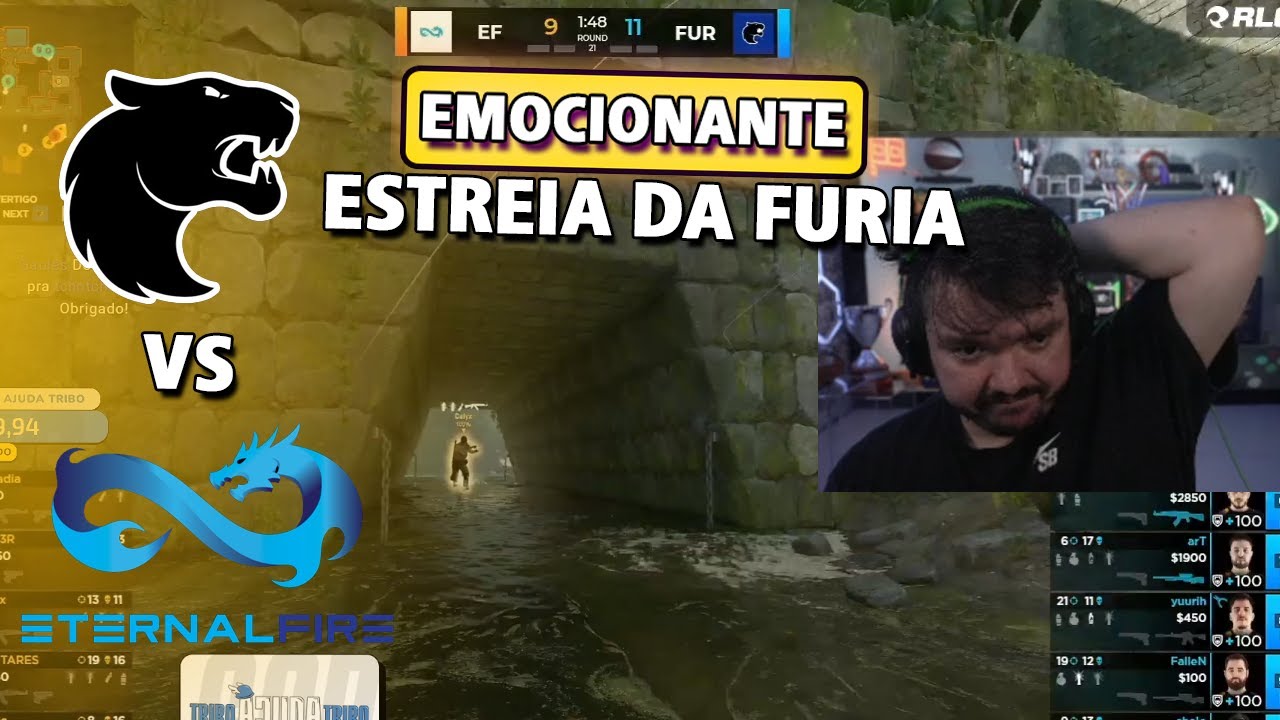 ESTREIA DA FURIA NO CS 2 - FURIA Vs Eternal Fire ( Mapa 1 - ANCIENT ...