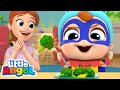 Vegetables Make Us Strong! Healthy Habits | Little Angel Kids Songs And Nursery Rhymes