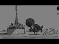 frankenweenie sparky battles the were rat storyboard animatic