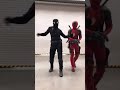 Deadpool and black Spiderman funny tiktok videos 🤣😁 ( Tom Holland ) ( Ryan Reynolds )