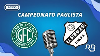 🔴Guarani x Inter de Limeira - Campeonato Paulista - 08/02/2024 - Leandro Bollis