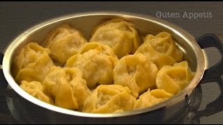 [ MAULTASCHEN ] Rezept Manti. Leckere hausgemachte Maultaschen. Maultaschen mit Fleisch und Kürbis.