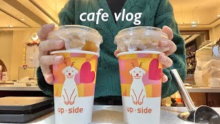 【CAFE VLOG】韓国のカフェで働く日本人☕️ただただひたすらドリンク作る動画🥤🍓