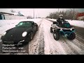 porsche 911 997 turbo 3.6 awd vs stels 850 guepard Порше против квадроцикла