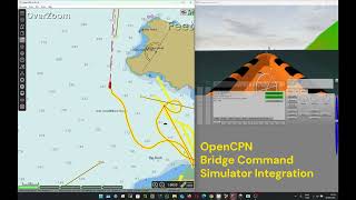 OpenCPN with Bridge Command Simulator