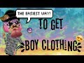 ♡ EASIEST Way to Get Male Clothing 2017 // xshleyx ♡