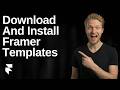 How To Download And Install Framer Templates (2026 Easy Guide)