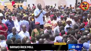 Hilarious!! Huyu MBUNGE WENU Atandi ni msumbufu  sana,anipeleke pole pole,Ruto roars in Siaya county