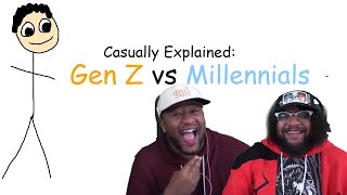 Gen Z Vs Millenials! Casually Explained Reaction