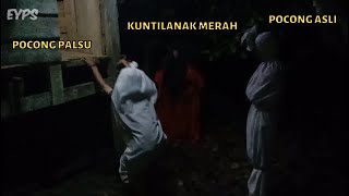 PRANK POCONG LUCU NGAKAK KETEMU POCONG ASLI TERBARU || SELAGI MASIH ADA TONTON SEGERA