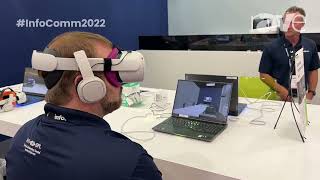 InfoComm 2022: AVI-SPL Demonstrates Virtual Workplace Design Using Modus VR and Oculus Headset