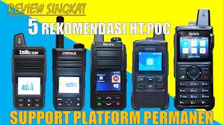 5 REKOMENDASI HT POC TERBAIK HARGA 1jt-an Suport PLATPORM PERMANEN | versi Karya Communication