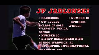 JP Jablonski | Soccer Highlight Video | C/O 2023, Striker | Junior Year Highlights|