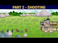 PyGame Castle Defender Game Beginner Tutorial in Python - PART 2 | Aiming at the Mouse & Shooting