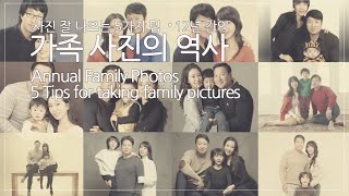 [Annual Family Photos for 12 years] 5 Tips for taking good photos, How to take good pictures