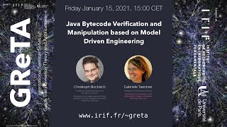 GReTA seminar #4: "Java Bytecode Verification and Manipulation based on Model Driven Engineering"